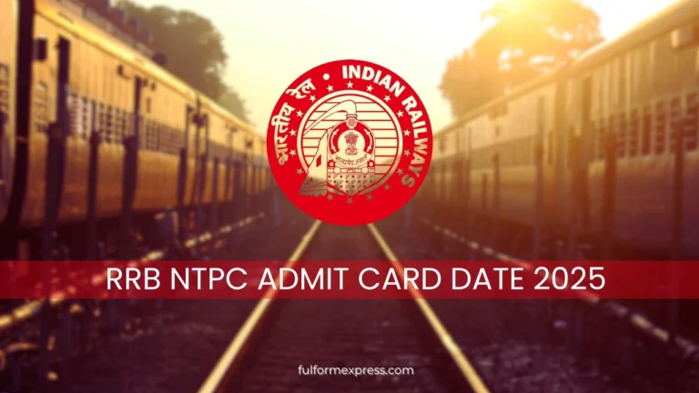 rrb ntpc admit card date 2025