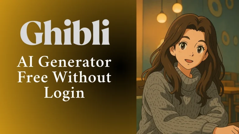 Ghibli AI Generator Free Without Login